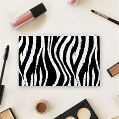 Zebra Pattern Cosmetic Bag (Medium) from ArtsNow.com Back
