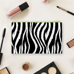Zebra Pattern Cosmetic Bag (Medium) from ArtsNow.com Back