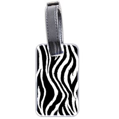 Zebra Pattern Luggage Tag (two sides) from ArtsNow.com Back