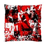 Red Graffiti Cushion Case (Two Sides)