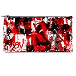 Red Graffiti Pencil Case