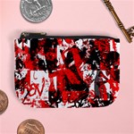 Red Graffiti Mini Coin Purse