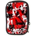 Red Graffiti Compact Camera Leather Case