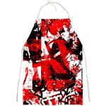 Red Graffiti Full Print Apron