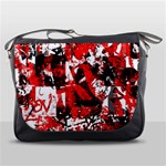 Red Graffiti Messenger Bag