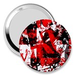 Red Graffiti 3  Handbag Mirror