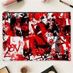 Red Graffiti Cosmetic Bag (XXXL)