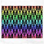 Rainbow Skull Checkerboard Jigsaw Puzzle (Rectangular)