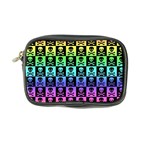 Rainbow Skull Checkerboard Coin Purse