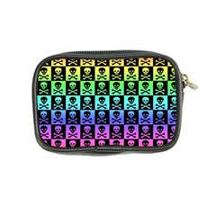 Rainbow Skull Checkerboard Coin Purse from ArtsNow.com Back
