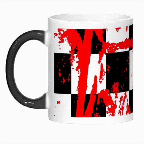 Checkerboard Splatter Morph Mug from ArtsNow.com Left