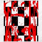 Checkerboard Splatter Canvas 8  x 10 
