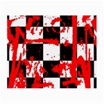 Checkerboard Splatter Glasses Cloth (Small, Two Sides)