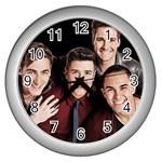 Big Time Rush Png By Lovebyselena D5voy9h Wall Clock (Silver)