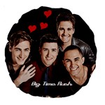 Big Time Rush Png By Lovebyselena D5voy9h 18  Premium Round Cushion 