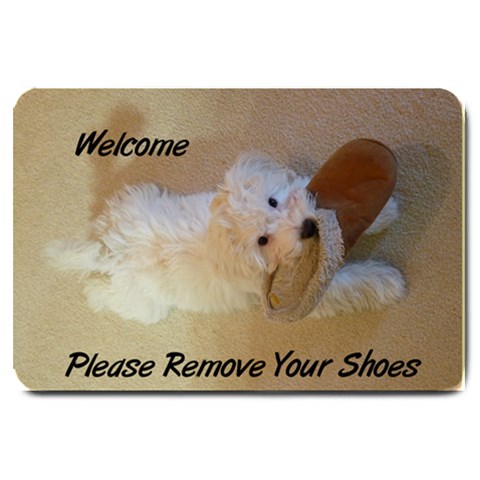 Please Remove Your Shoes Front Door Mat Welcome Doormat