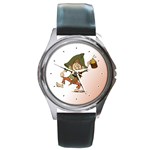 Design1075 Round Metal Watch