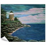 Calms Seas at Jerry s Lighthouse by Ave Hurley Canvas 8  x 10 