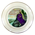 Jesus Overlooking Jerusalem By Ave Hurley - Porcelain Plate