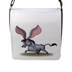 Big Ears Flap Closure Messenger Bag (Large)