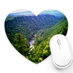 Pa Grand Canyon Long North View Of Gorge   Artrave Mousepad (Heart)