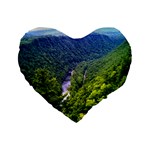 Pa Grand Canyon Long North View Of Gorge   Artrave 16  Premium Heart Shape Cushion 