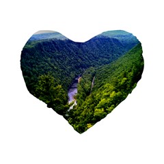 Pa Grand Canyon Long North View Of Gorge   Artrave 16  Premium Heart Shape Cushion  from ArtsNow.com Back