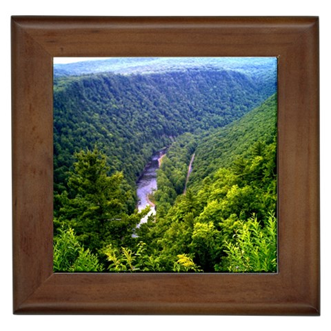 Pa Grand Canyon Long North View Of Gorge   Artrave Framed Tile from ArtsNow.com Front