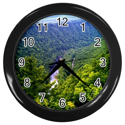 Pa Grand Canyon Long North View Of Gorge   Artrave Wall Clock (Black) from ArtsNow.com Front
