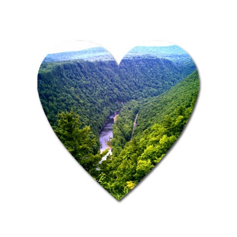 Pa Grand Canyon Long North View Of Gorge   Artrave Magnet (Heart) from ArtsNow.com Front