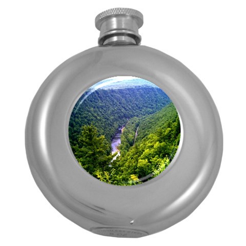 Pa Grand Canyon Long North View Of Gorge   Artrave Hip Flask (5 oz) from ArtsNow.com Front