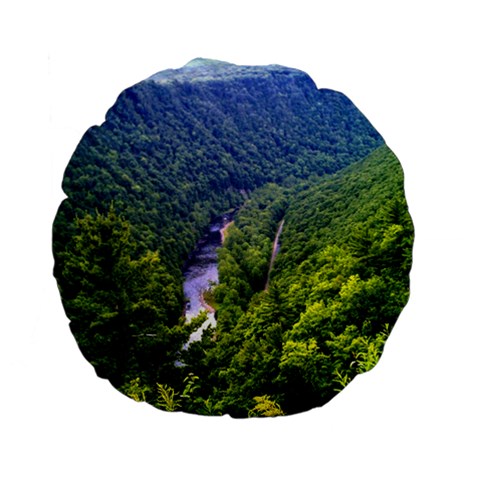 Pa Grand Canyon Long North View Of Gorge   Artrave 15  Premium Round Cushion  from ArtsNow.com Front