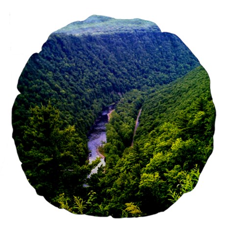 Pa Grand Canyon Long North View Of Gorge   Artrave 18  Premium Round Cushion  from ArtsNow.com Front