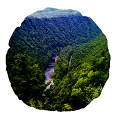 Pa Grand Canyon Long North View Of Gorge   Artrave 18  Premium Round Cushion  from ArtsNow.com Front