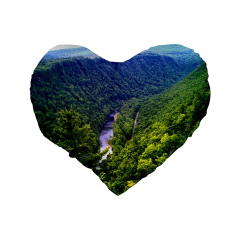 Pa Grand Canyon Long North View Of Gorge   Artrave 16  Premium Heart Shape Cushion  from ArtsNow.com Back