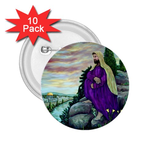 Jesus Overlooking Jerusalem by Ave Hurley Front