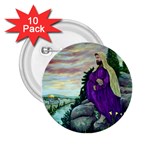 Jesus Overlooking Jerusalem by Ave Hurley -  2.25  Button (10 pack)