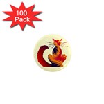 Sitting cat 1  Mini Magnet (100 pack) 