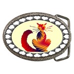 Sitting cat Belt Buckle