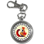 Sitting cat Key Chain Watch