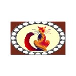 Sitting cat Sticker (Rectangular)