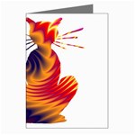 Sitting cat Greeting Cards (Pkg of 8)