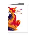 Sitting cat Mini Greeting Card