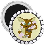 Cute cat 3  Magnet