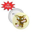 Cute cat 1.75  Button (10 pack) 