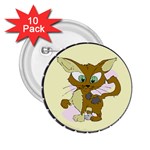 Cute cat 2.25  Button (10 pack)