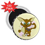 Cute cat 2.25  Magnet (100 pack) 