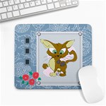Cute cat Large Mousepad