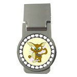 Cute cat Money Clip (Round)