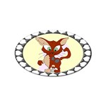 Cute cat Sticker (Oval)